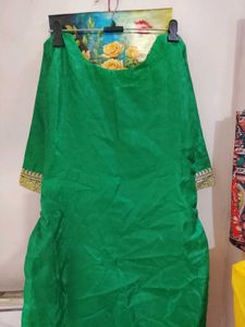 Elegant Green Silk Kurta