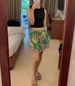 Vibrant Print Shorts