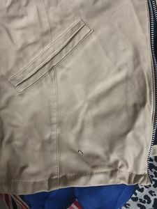 Stylish Beige Moto Jacket