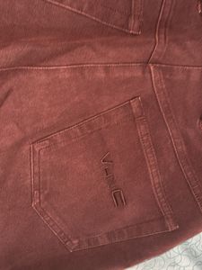 Brown Straight Leg Jeans For Women