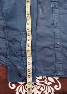 Men's Dark Blue Casual Shirt