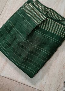 Green Kurta Set with Dupatta unstitched