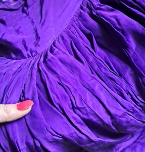Vibrant Purple Palazzo salwar