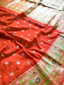 Pure Silk Paithani Banarasi