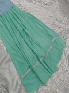 Diwali 🪔 🎇 Sale Mint Green Maxi Dress