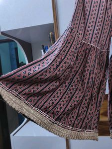 Silk Sharara Suit Set - 40 Bust