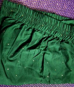 westside Embellished Green  palazzo pant