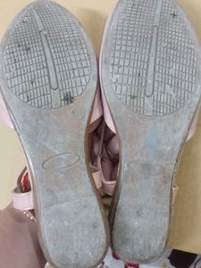 Cute Pink Ballet Flats with Bow