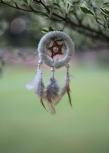 Boho Dreamcatcher keyring