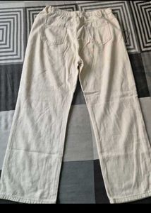 white Wide Leg Jeans