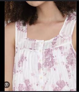 Flowy Floral Button-Up Blouse