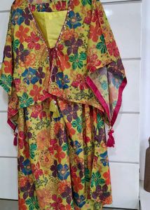 Floral Print Jumpsuit Set
