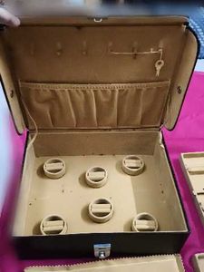 Elegant Brown Leather Jwellery Box