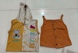 Cute Baby Vest Bundle - Size Unknown
