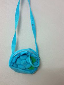 Cute Blue Flower Crossbody Bag