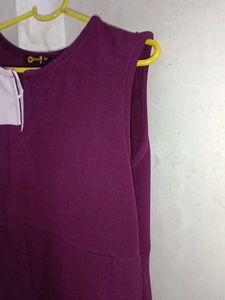 Elegant Maroon bodycon dress
