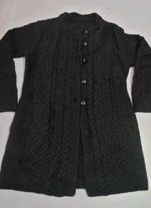 Black Knit Cardigan