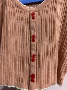 Cute Pink Ribbed Crop Top