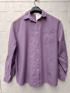 Korean Pintrest Chic premium baggy purple shirt