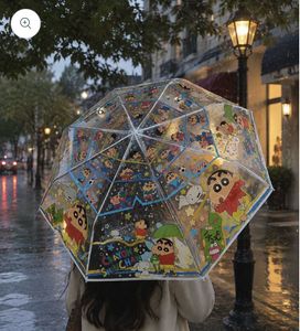 Cute Shinchan Transparent Umbrella