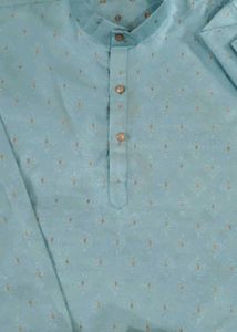 Men's Light Blue wedding Kurta Set