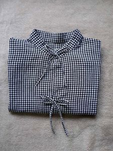 Cute Gingham Mini Shirt Dress