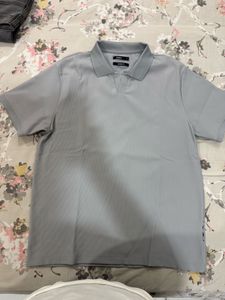 Men's Grey Bossini Polo Shirt