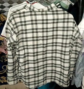 Plaid Button-Up Shirt