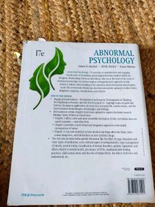 Abnormal Psychology 17e Textbook