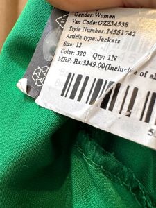 PRICE DROP‼️Boohoo Green Classy Blazer/ Jacket - L