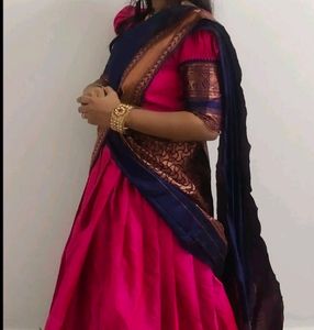 Traditional half saree