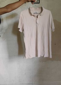 Men's Light Pink Polo T-Shirt