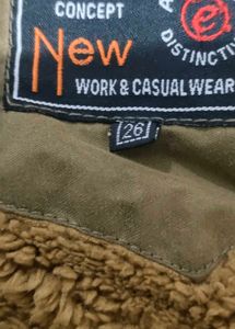 Stylish Hooded Khaki Jacket