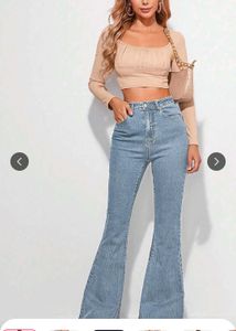 Light Wash Flare Jeans