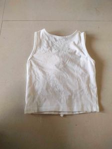 White Crop Top