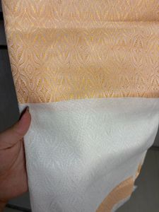 Elegant Peach &amp; Cream Shawl