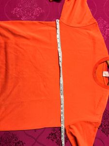 Bright Orange Crewneck Sweatshirt