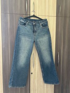 10 H&M High Waist straight jeans