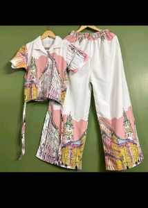 City Print Two-Piece Set