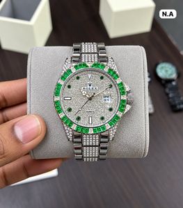 Rolex Watch - Luxury Diamond & Emerald