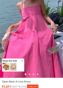 Savana pink dress