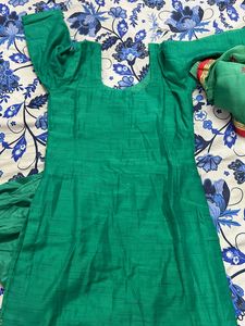 Green Colour Suit Set