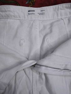 White Denim jeans Pants