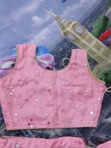 Sparkling Pink Lehenga Choli Set