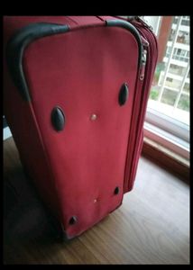 Maroon Big Rolling Suitcase