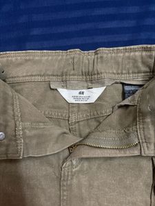 Khaki Cargo Mini Skirt