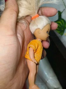 Cute Doll with Blonde Hair