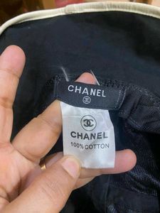 chanal Stylish Black Bucket Hat