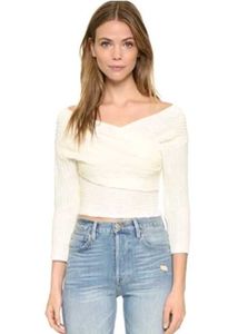 EDIT.FOR LULU Off-Shoulder Knit Top