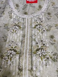 Elegant Unstitched Dress Material